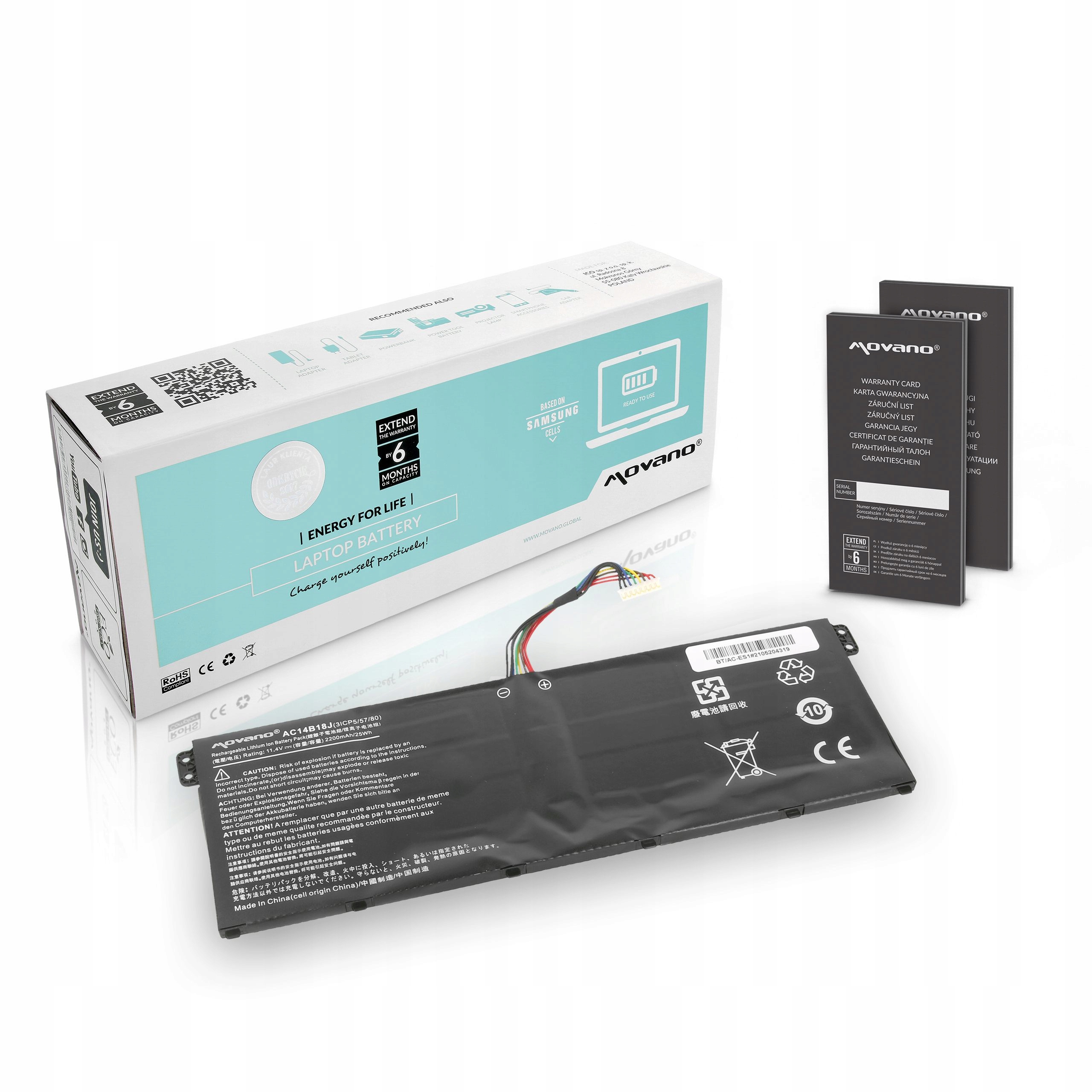Baterie Movano pro Acer Aspire ES1, V3