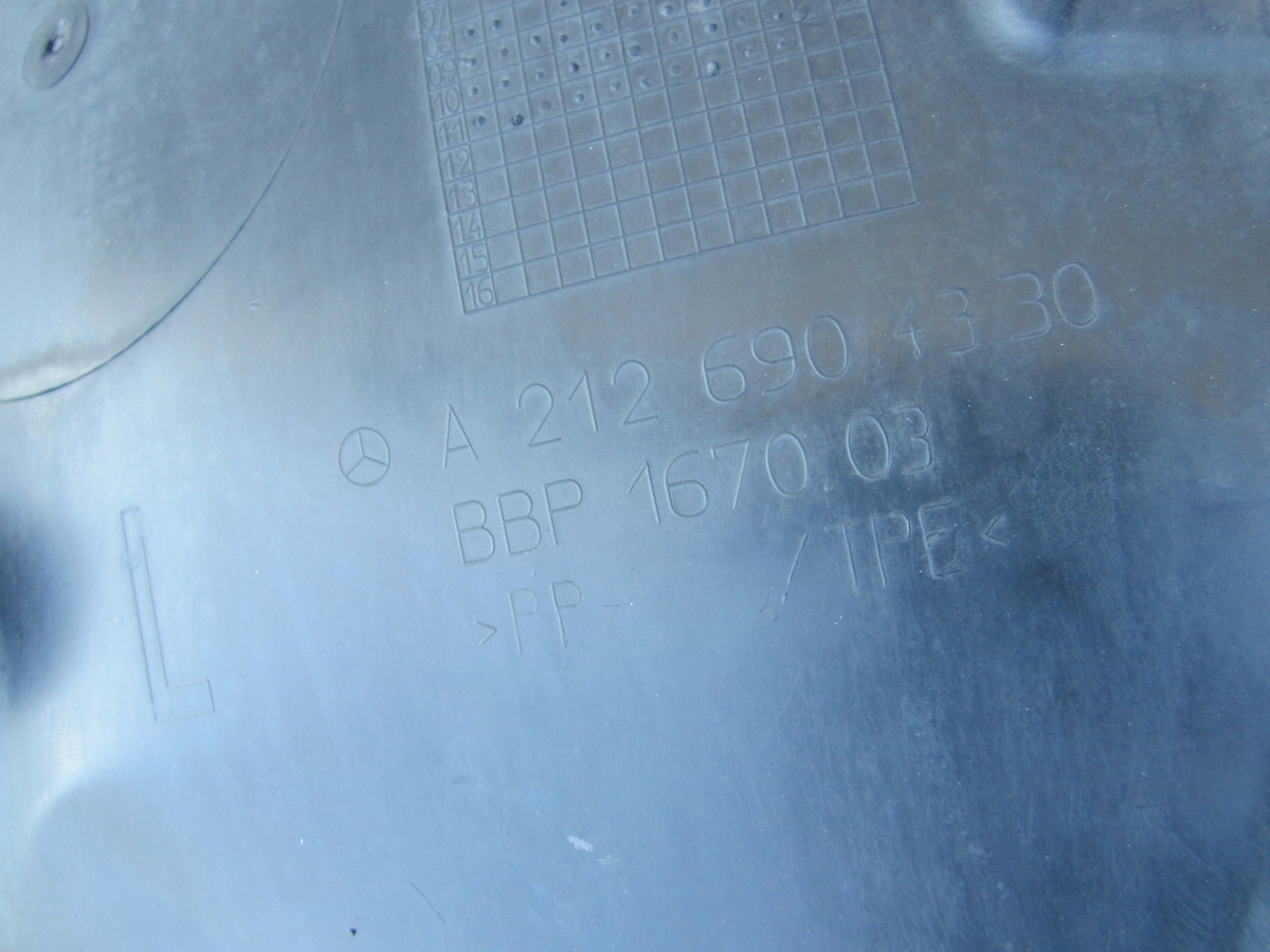 mudguard front front left Mercedes W212