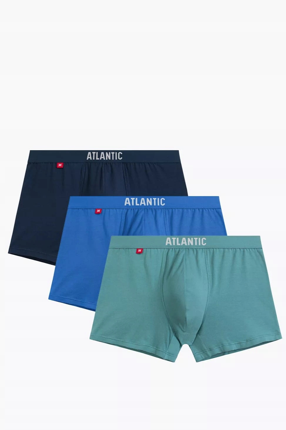 Pánské boxerky Atlantic 3MH-011-NE/NEC/ZIEJ 3-balení [Velikost S]
