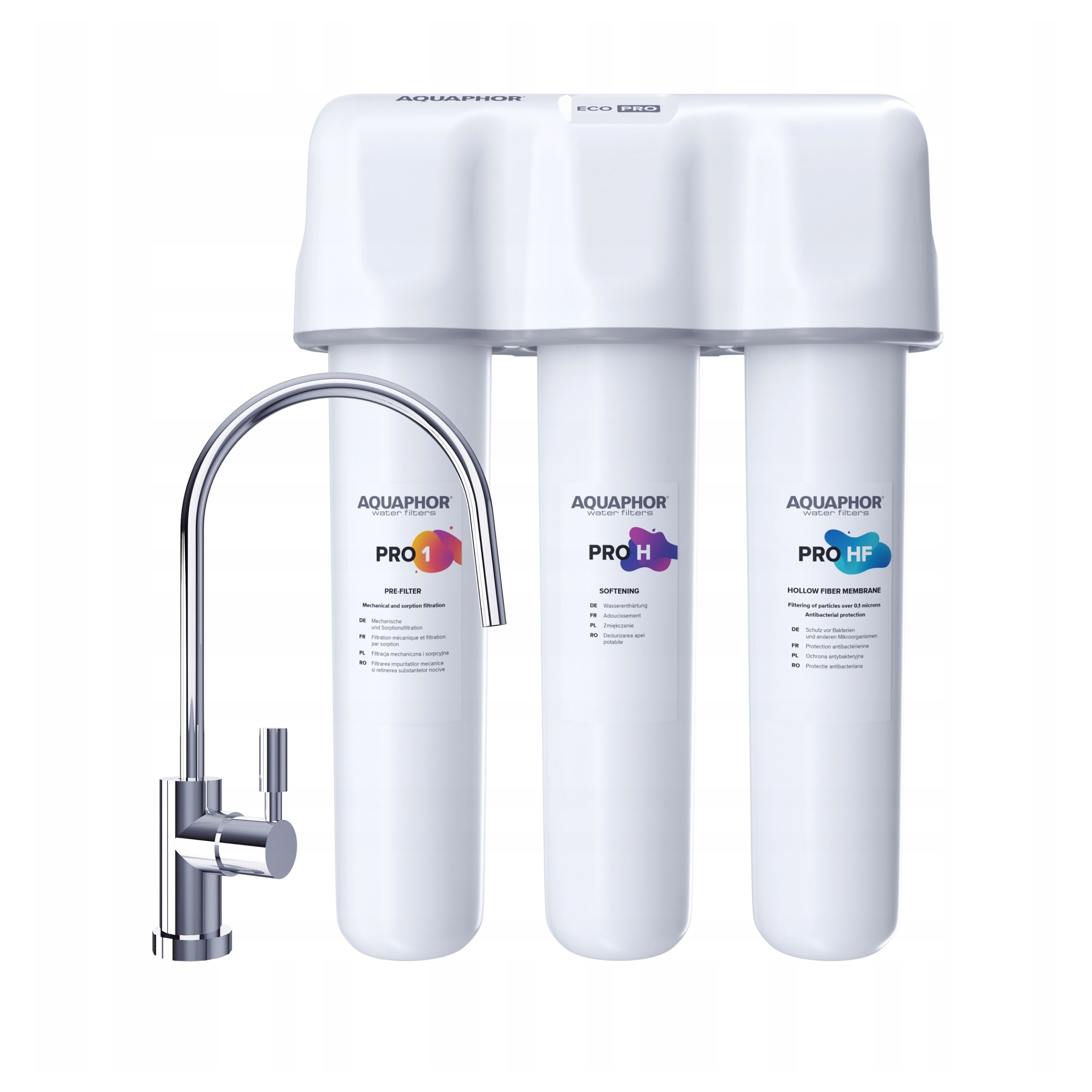Vodný filter pod kuchynský drez Aquaphor Eco H Pro.