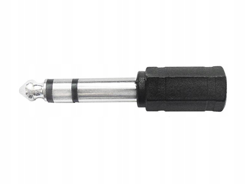 Gniazdo minijack 3,5 mm - wtyk jack 6,3 mm Talvico 00409