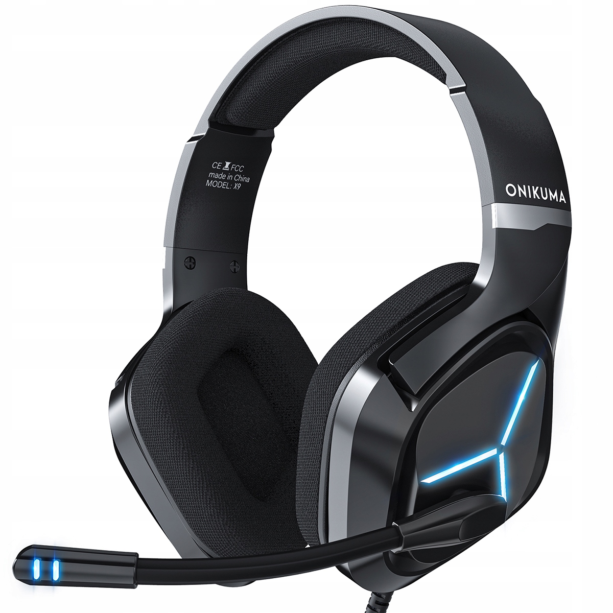 Słuchawki Gamingowe Onikuma X9 RGB USB Czarne