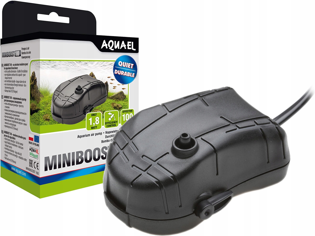 

Aquael Miniboost 100 Pompka Napowietrzacz Zestaw