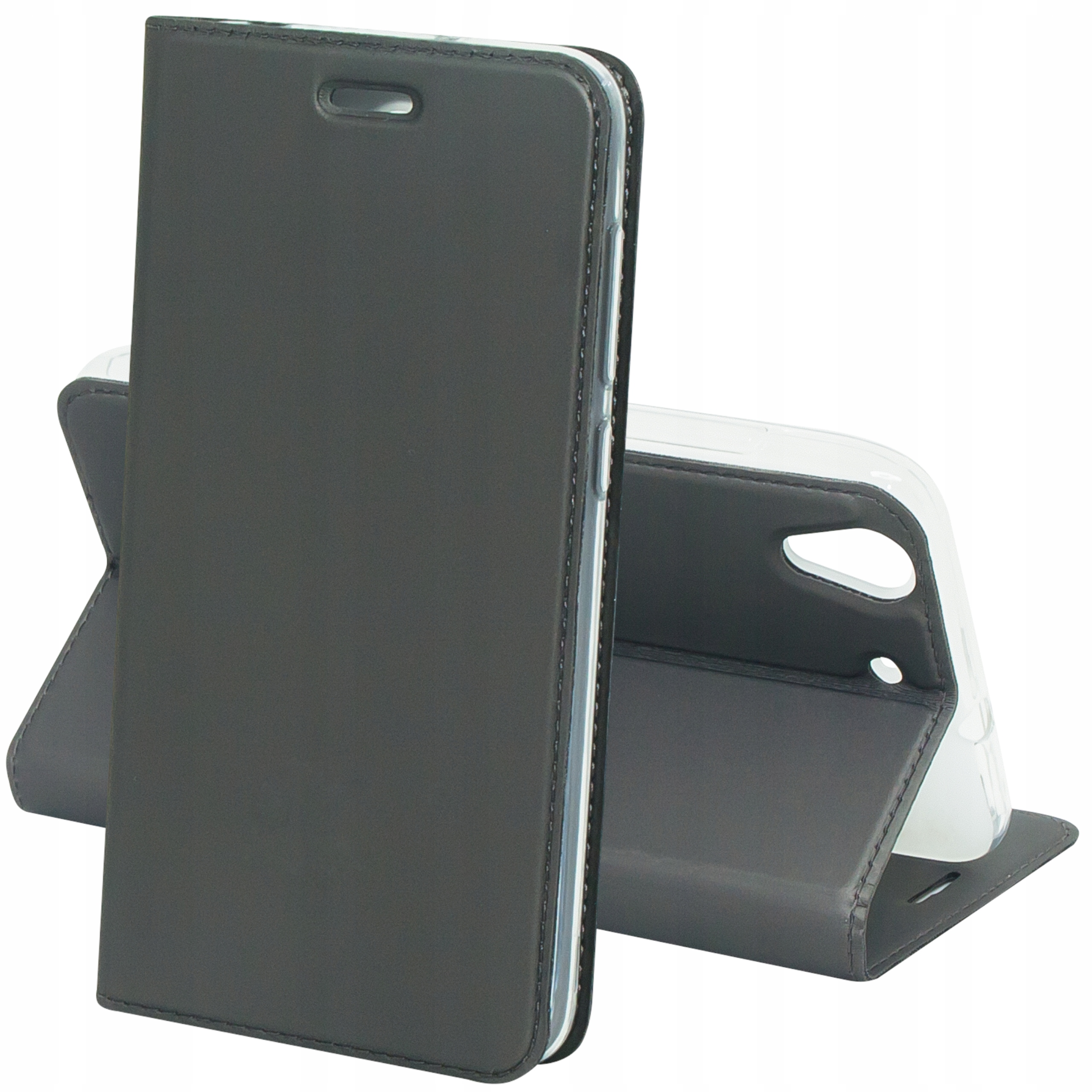 

Etui do Huawei Y6 II 5A czarne podstawka klapka