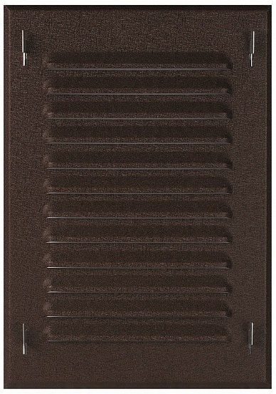 

Kratka kominowa metalowa brązowa 14x21 cm MTK4BR
