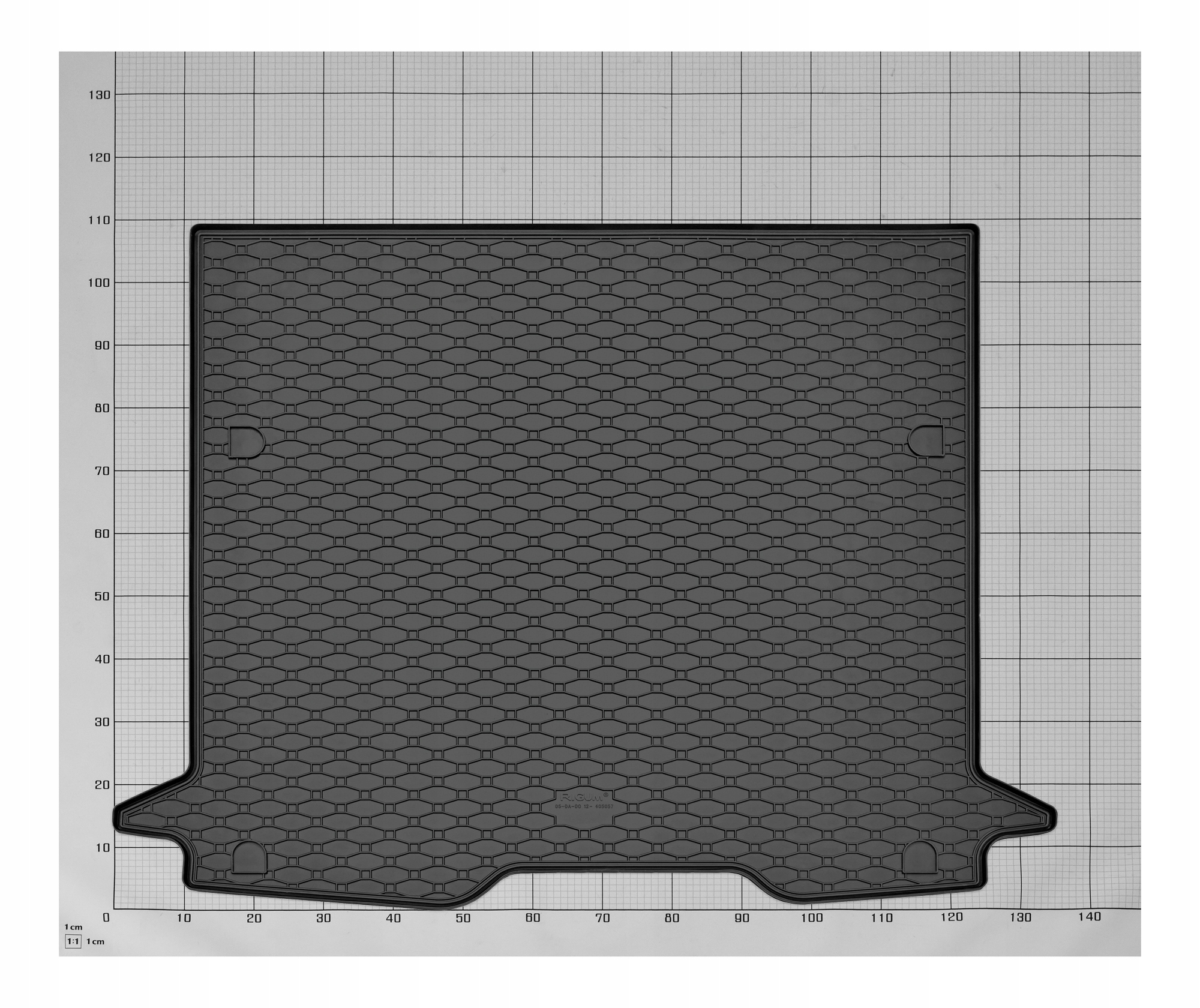 Zestaw dywaników do Dacia Dokker od 2012 Materiał guma