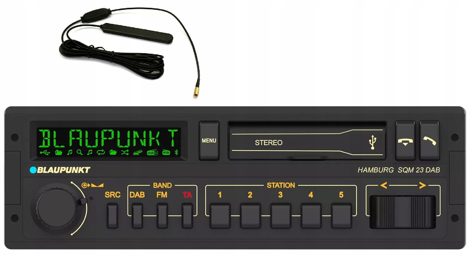 Blaupunkt Hamburg Sqm 23 Dab Autorádio Retro Bt MP3 +++ anténa Dab