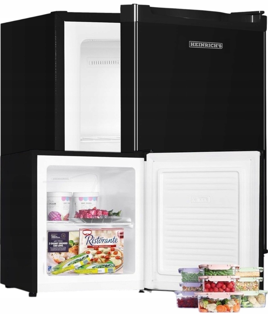 Mała Zamrażarka Półkowa Wolnostojąca 33L Podblatowa 2-Komory Agregat