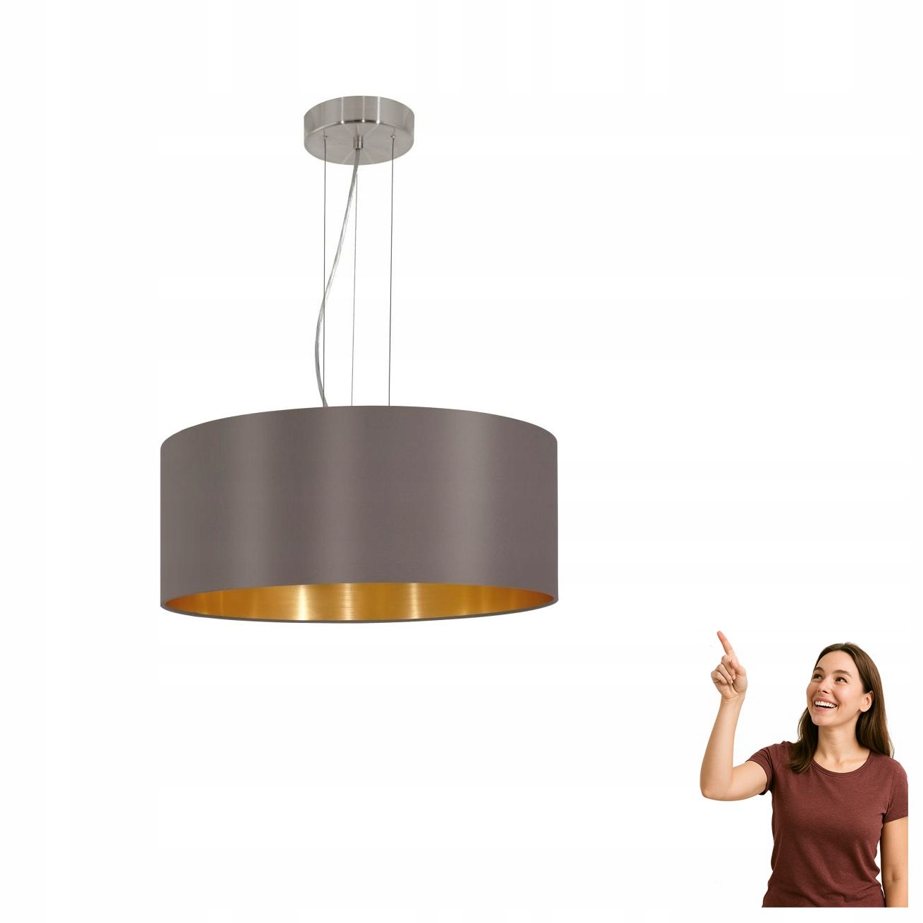 Závěsná lampa Maserlo 31608 Eglo