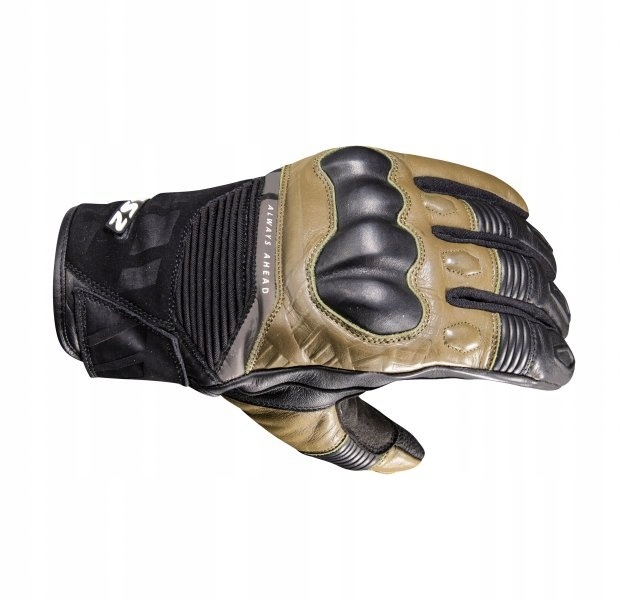 Motocyklové rukavice LS2 Kožené Zimné LS2 Octane Wp B. Green XXL