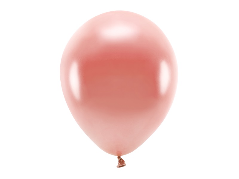 

Balony Eco 26cm metal Różowe Złoto 10szt Rose Gold