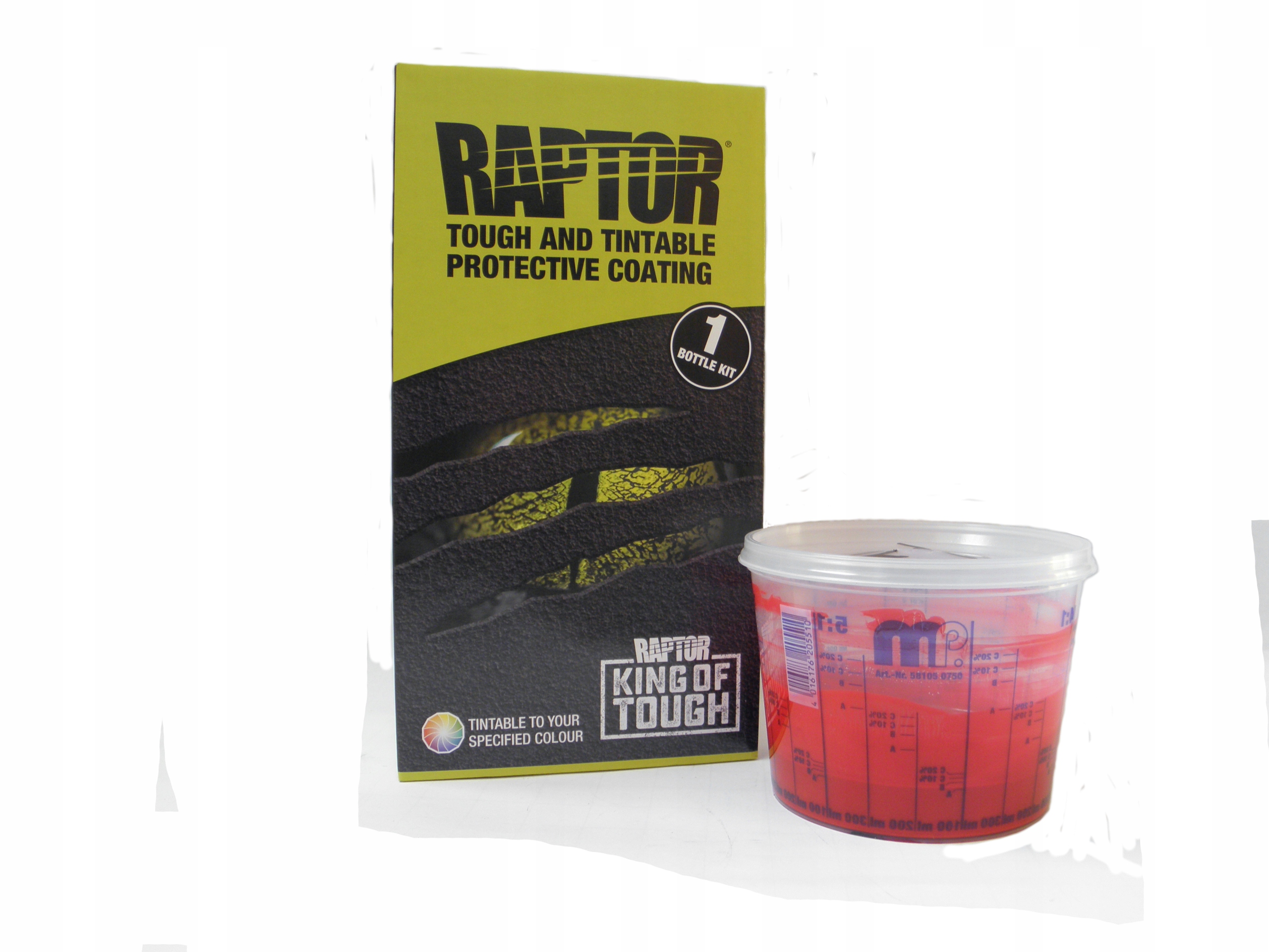 U-POL RAPTOR 0,95L TINTABLE do barwienia + 100ml Bazy kolor do wyboru