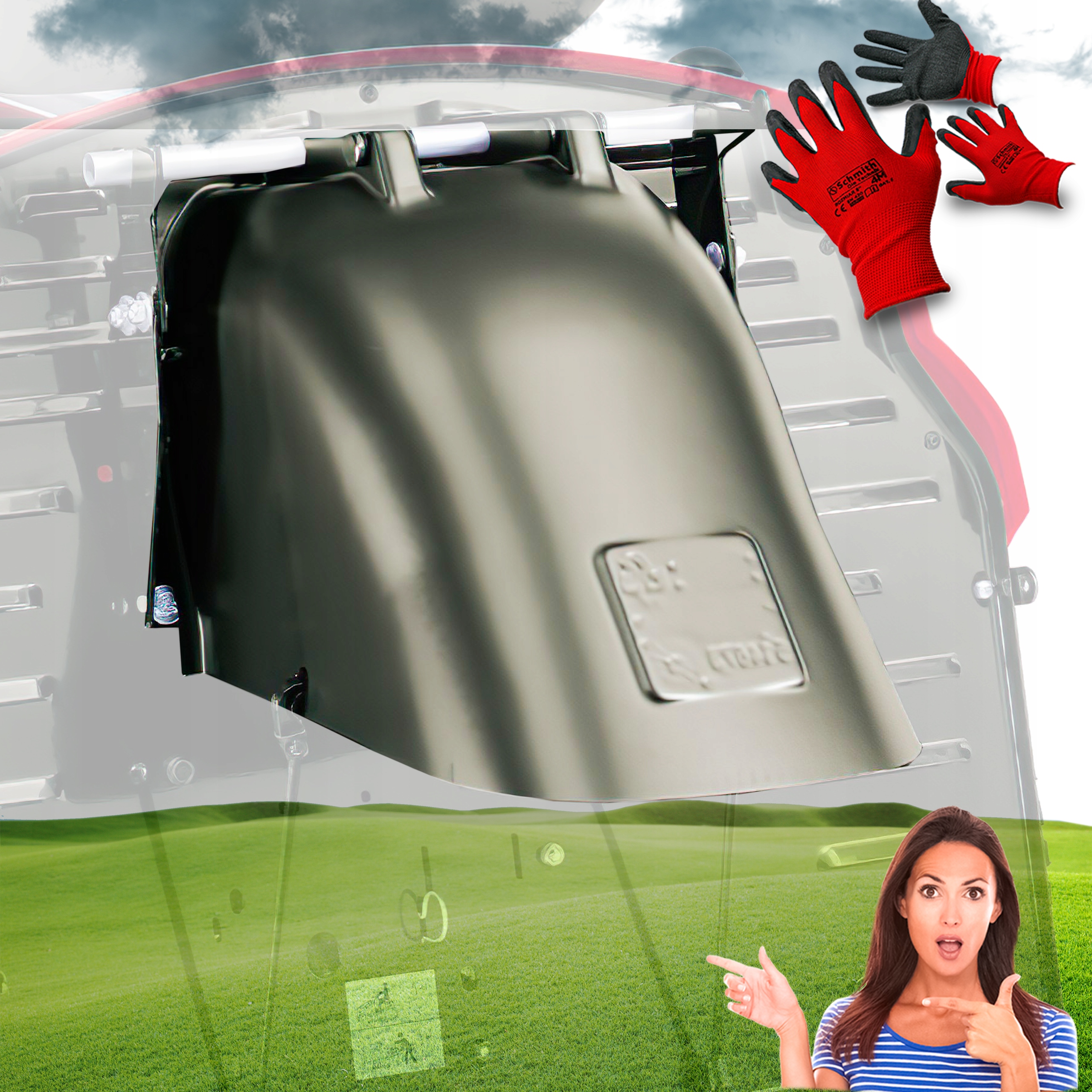 Tylni deflektor traktorka Alko 95 105 125cm 119606 al-ko premium traktora