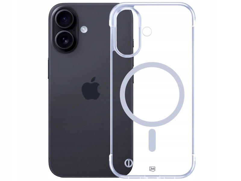Etui 3MK Just20g MagCase do Apple iPhone 17 Transparentny