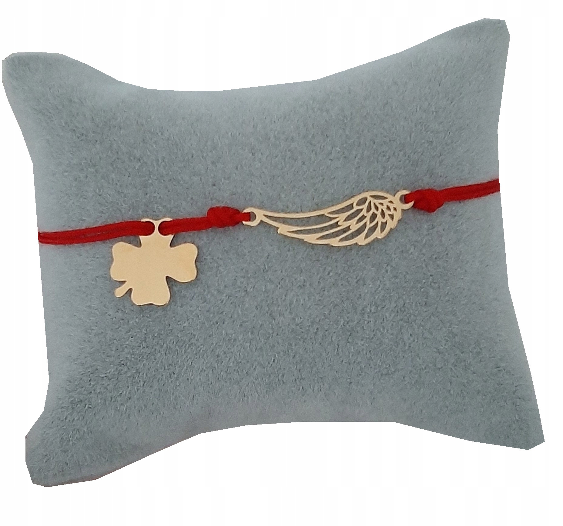 

Bransoletka złota sznurkowa Skrzydło Grawer Sr 925