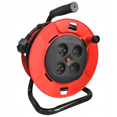 Predlžovací Kábel 25 metrov, 4 zásuvky, ochrana