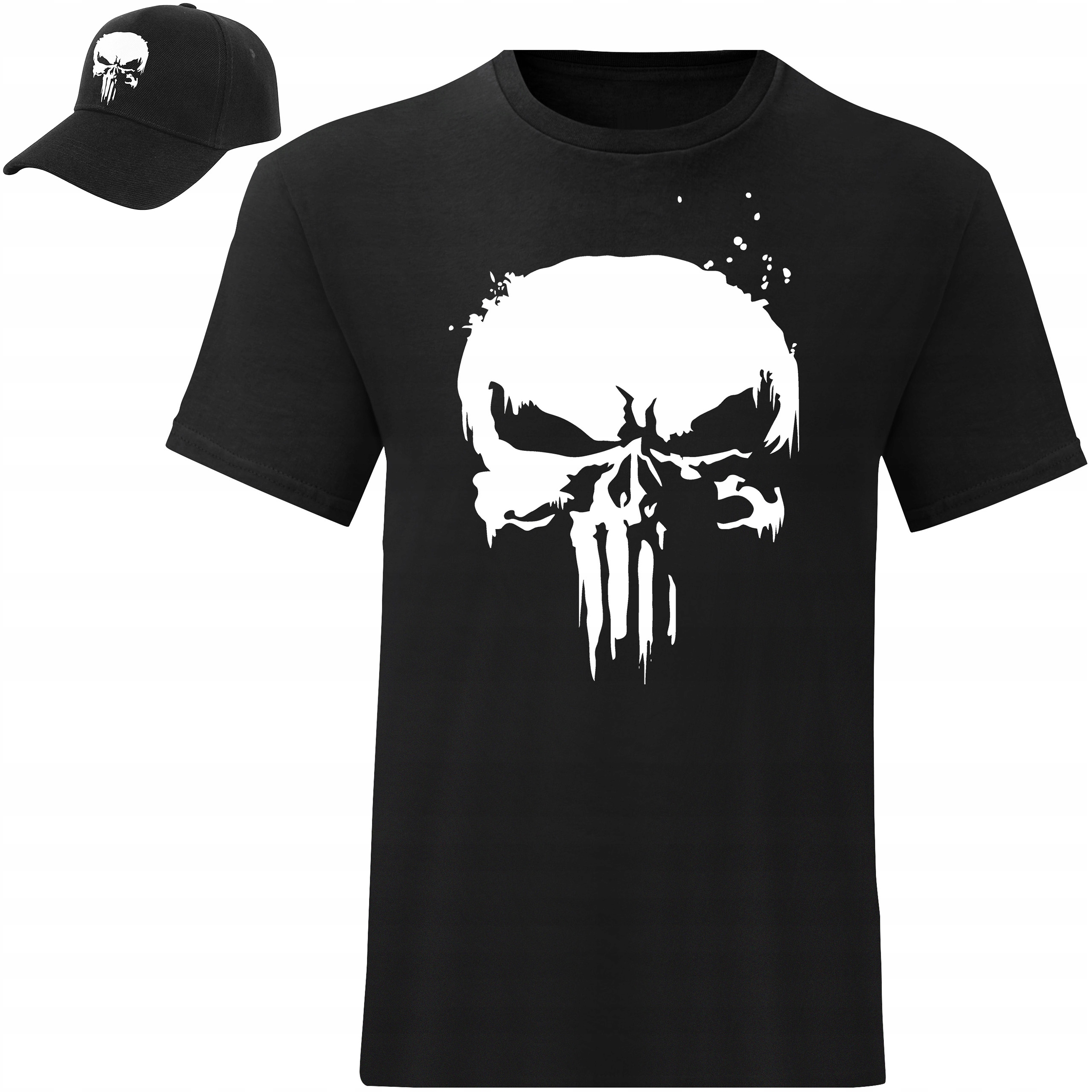 

Koszulka Męska Punisher Czacha Rozmiar S + Czapka