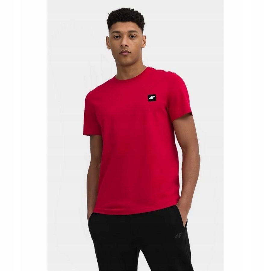 ZESTAW KOSZULKA MĘSKA SPORTOWA 4F T-SHIRT BLUZKA NA CO DZIEŃ Dekolt okrągły