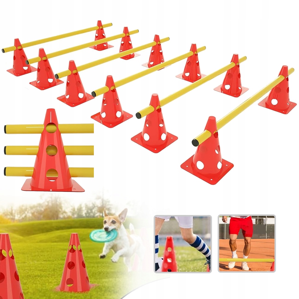 Zestaw Do Agility Dla Psów, Płotki Dla Psów, Regulowane Płotki Treningowe