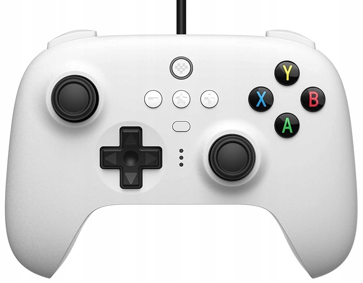 Kontroler do gier 8BitDo Ultimate Wired White Pc Switch Android biały