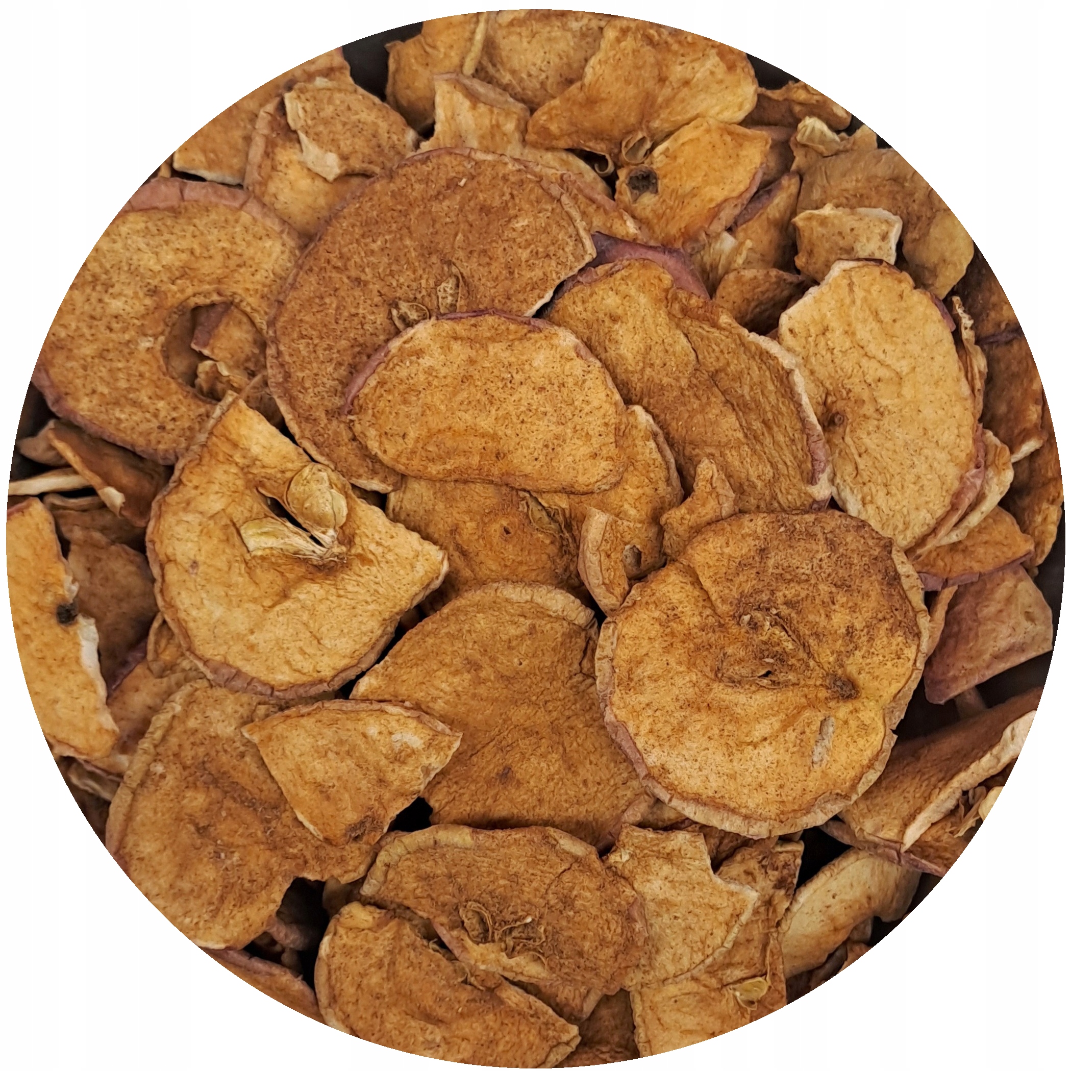 Jablko Se Skořicí Sušená Jablka s přídavkem skořice Mystic.Garden 1 kg