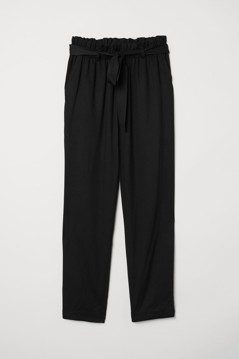 

Spodnie bez zapięcia paper H&m 34 Xs B285