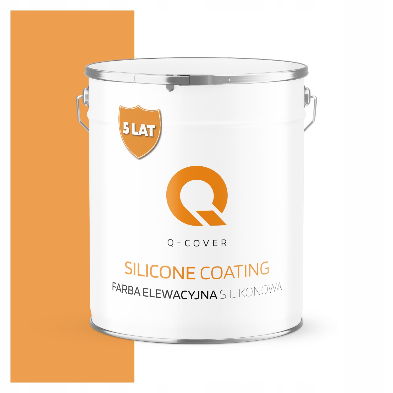 Vonkajšia Fasádna Farba 5 L Oranžová Paropriepustná Oranžová F766