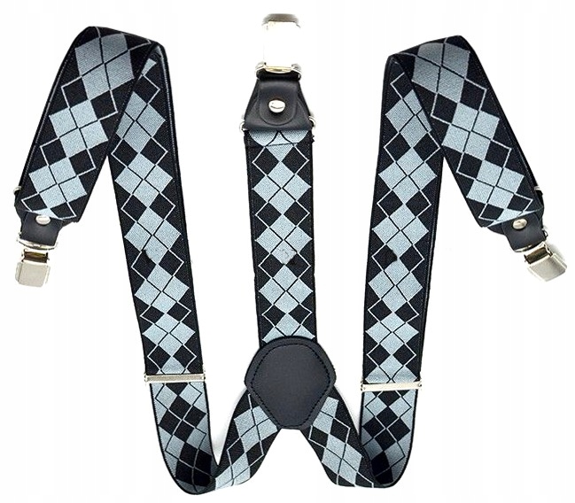 Męskie mocne Szelki szerokie do spodni Podwójne Rodzaj do spodni