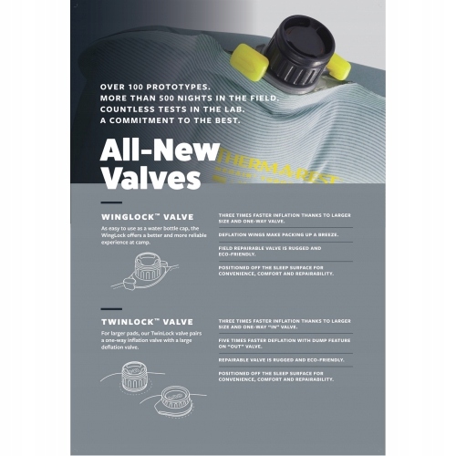 Materac Samopompujący Thermarest Apex WingLock - R Kolor dominujący pomarańcze i czerwienie