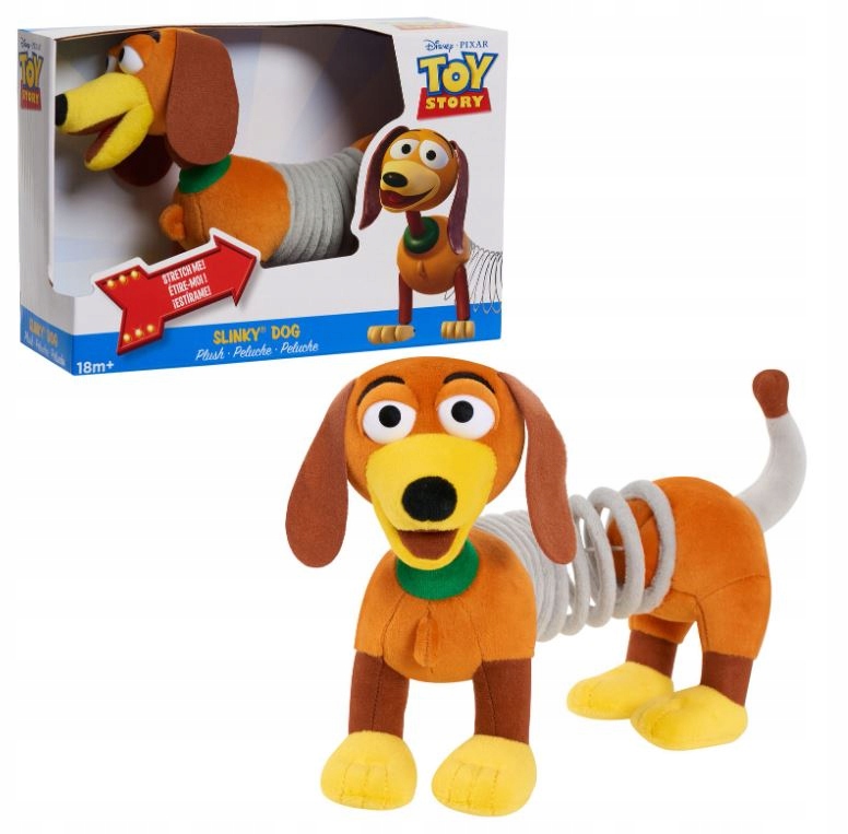 Toy Story Pružný Tenký Plyšová Hračka Slinky Dog 03280