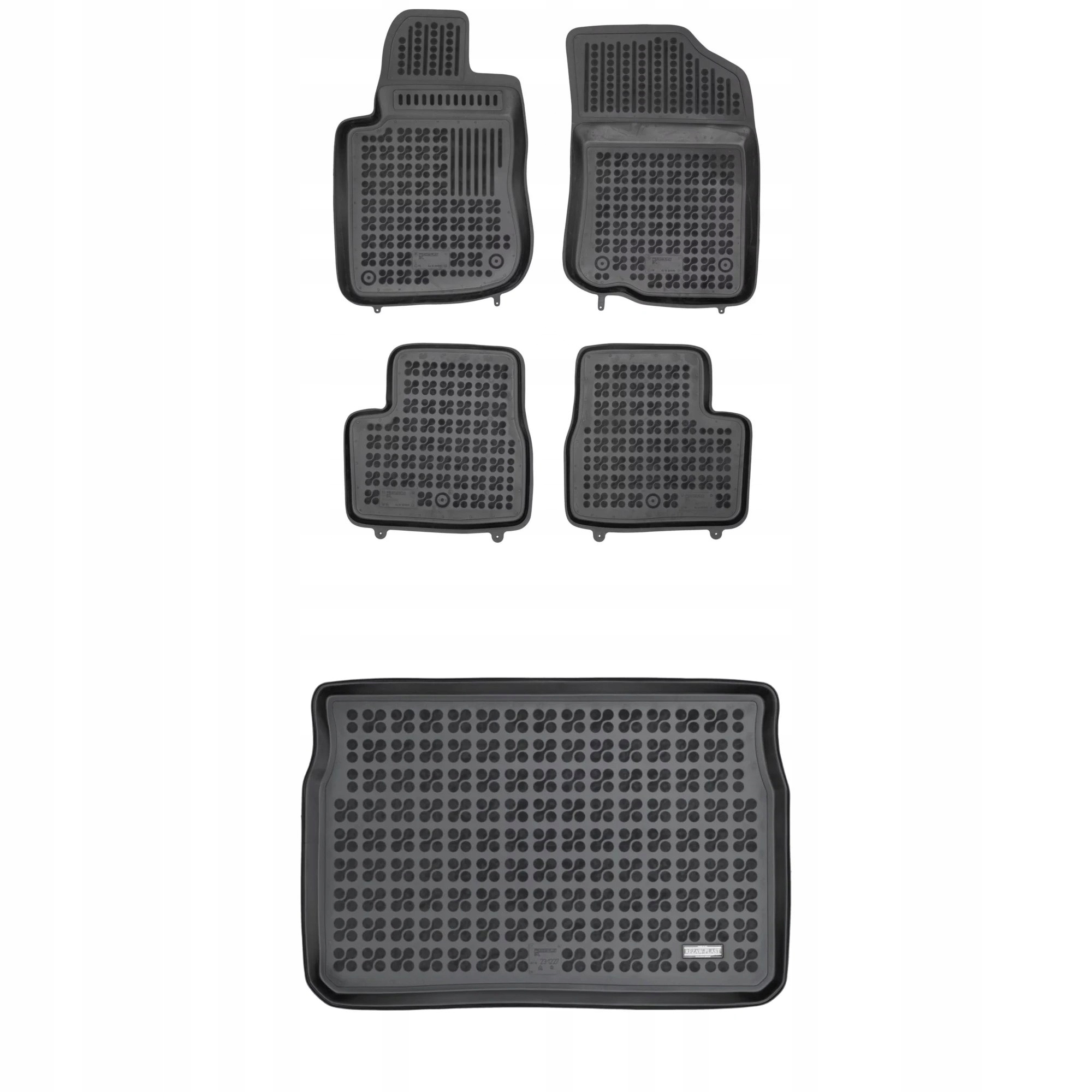 Gumová sada kobercov a rohoží Peugeot 208 I 2013-2019 Gti