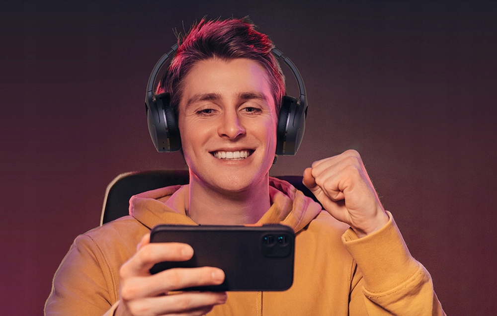 BLITZWOLF WYGODNE BEZPRZEWODOWE SŁUCHAWKI NAUSZNE BLUETOOTH MIKROFON ANC Stan opakowania oryginalne