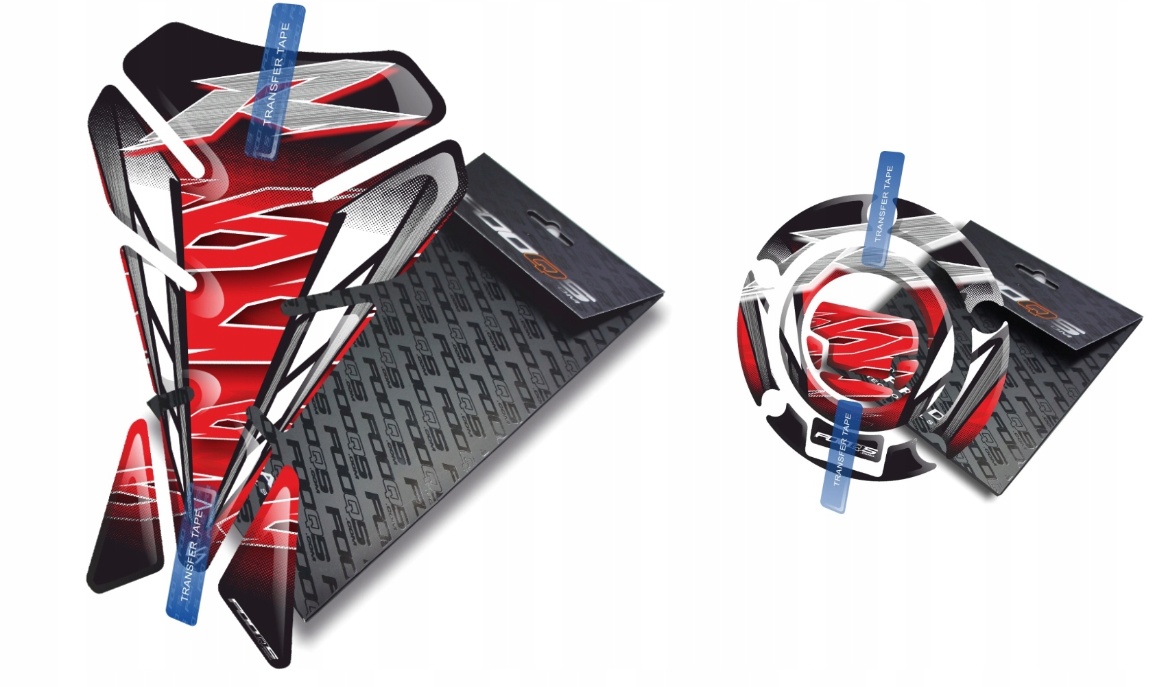 Tank-pad Cap-pad V1 od firmy Fooqs Yamaha Yzf R-6 Červený