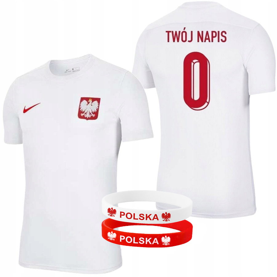 Nike Koszulka kibica reprezentacji Polska Męska L 183cm twój nadruk