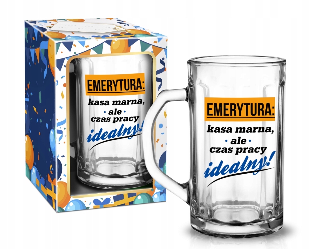 

Pamiątka przejścia na emeryturę! Kufel dla Emeryta