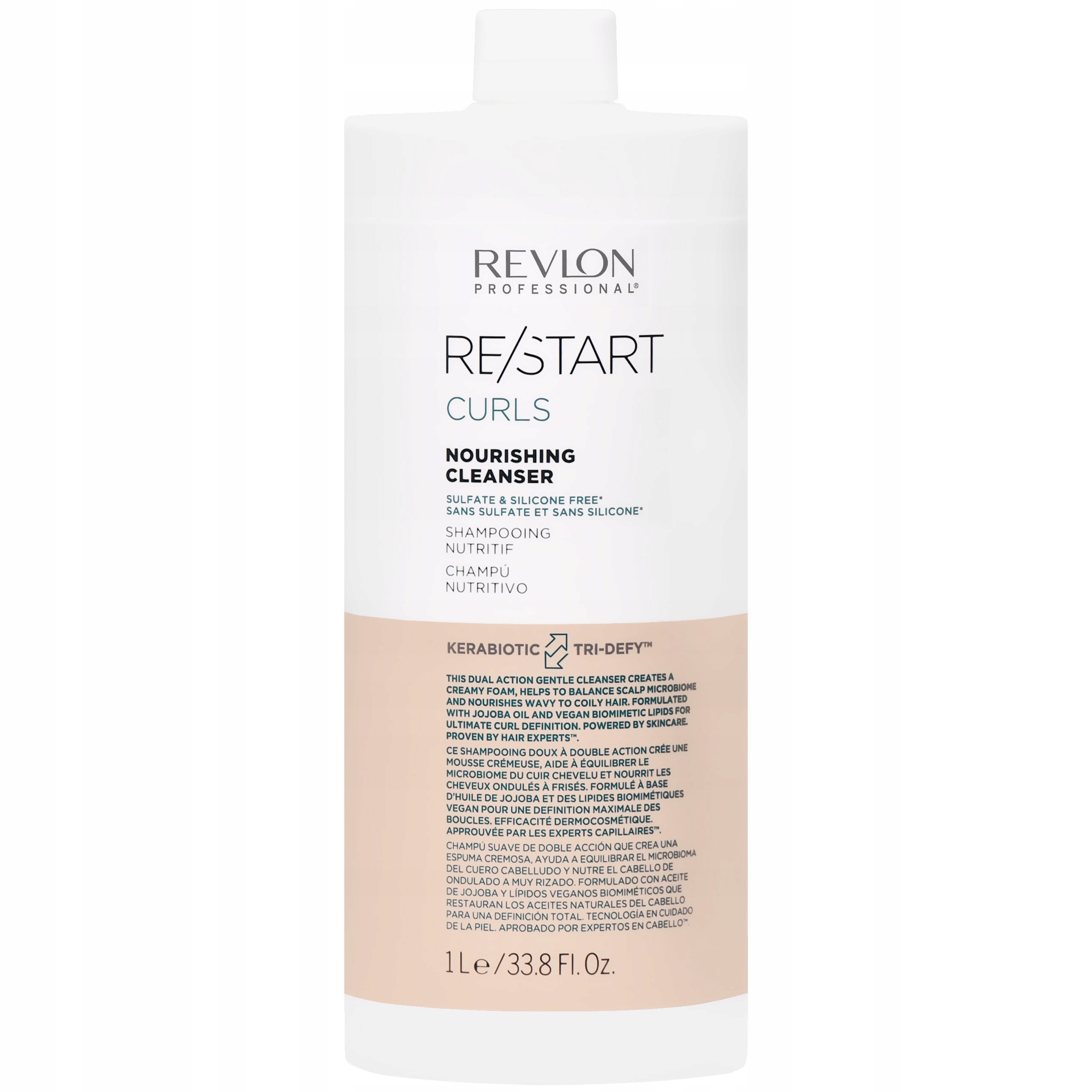 Revlon Restart Curls Cleancer speciální šampon na kadeře 1000 ml