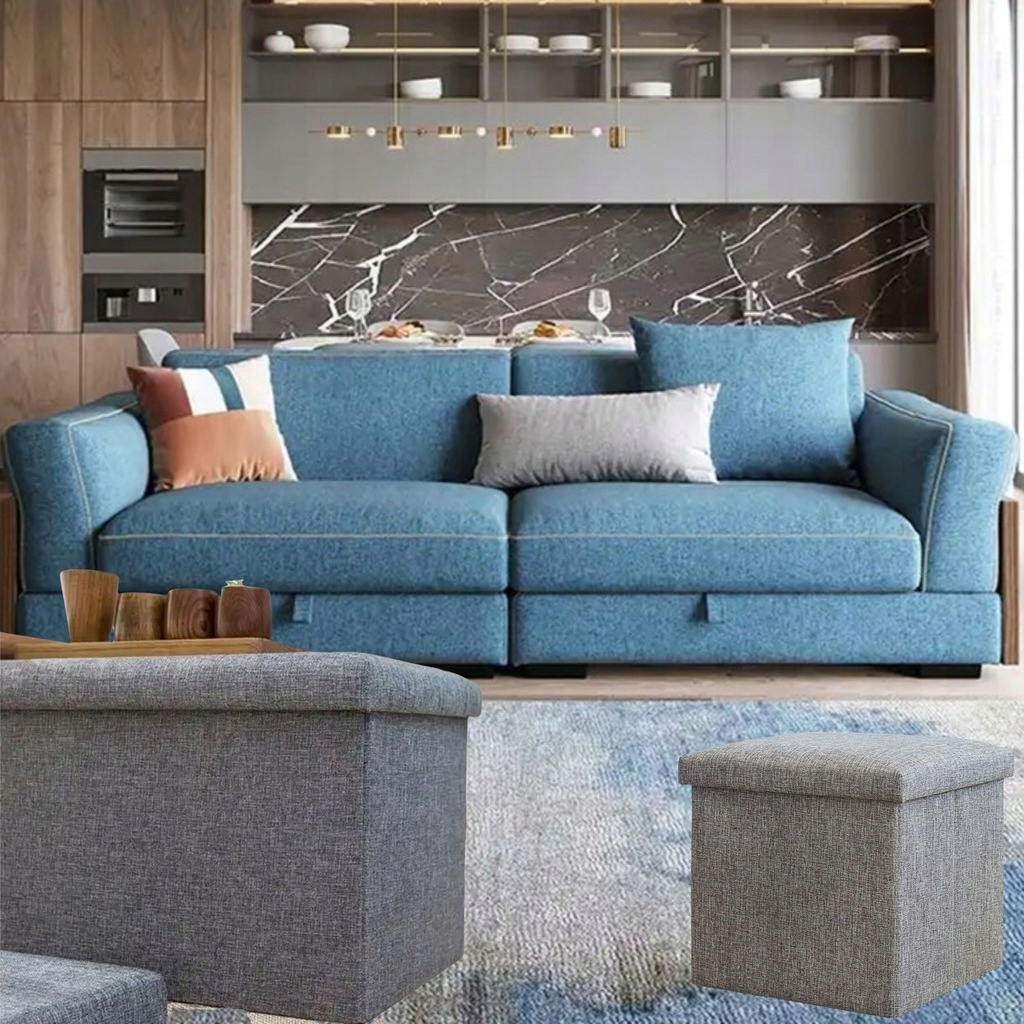 PUFA Pojemnik ze schowkiem do przechowywania XL skrytka otwierana Marka bez marki