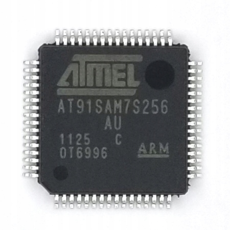 AT91SAM7S256AU mikrokontroler 32bit, 256kB Flash, 64kB Ram, 55MHz LQFP-64