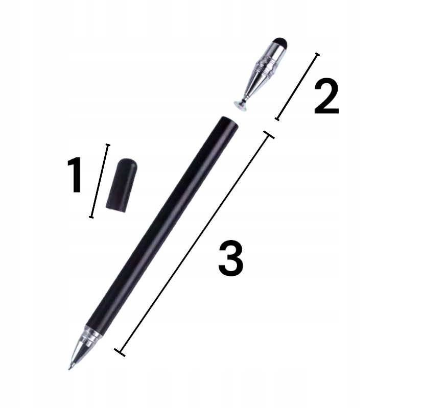 RYSIK DOTYKOWY 3W1 DO TABLETU IPADA BEZ ŁADOWANIA Marka inna