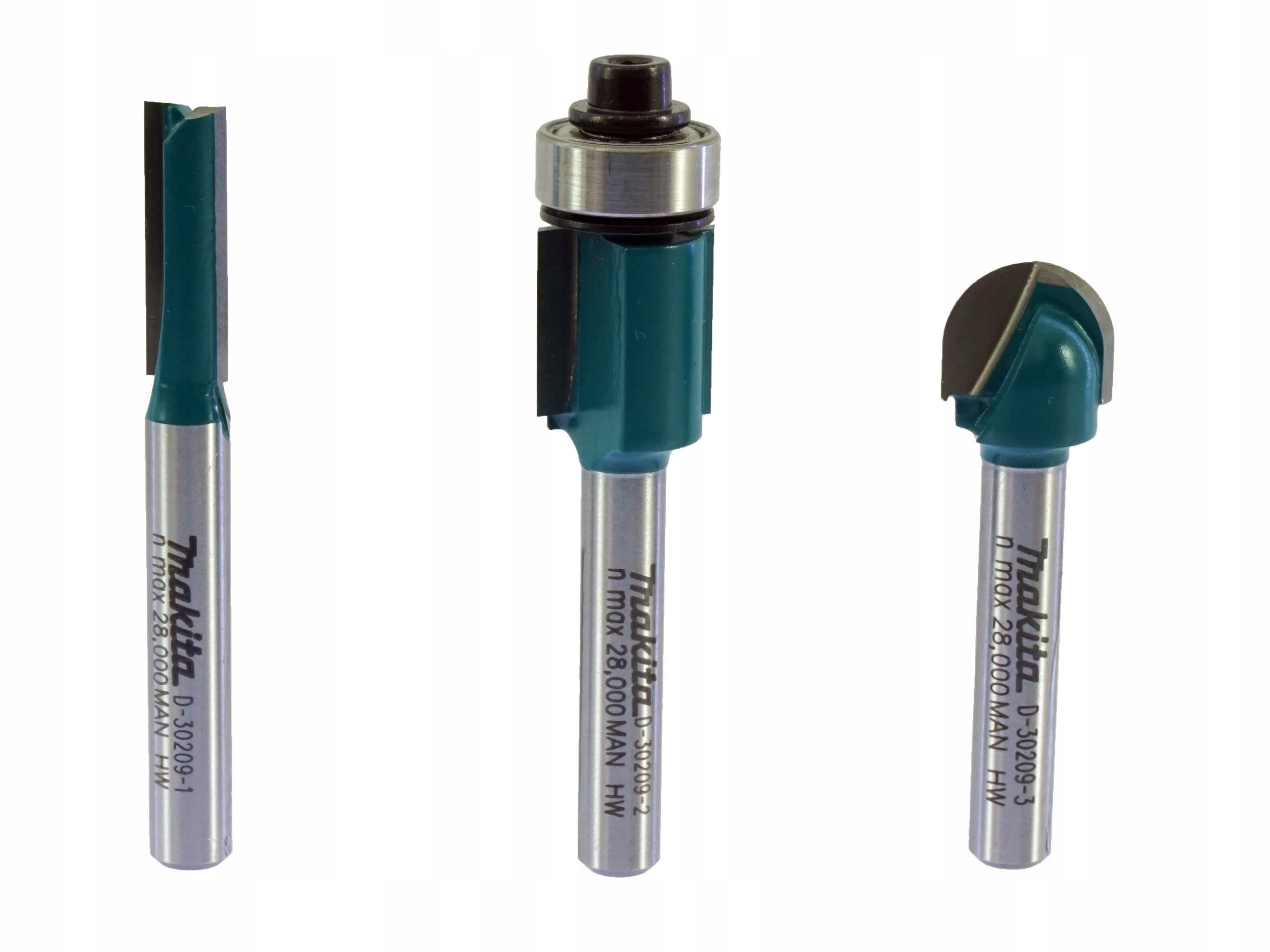 

Makita zestaw frezów do drewna 3 szt. trzpień 6mm