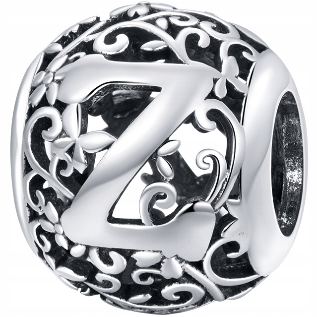 

Charms literka Z do Pandora srebro 925 koralik
