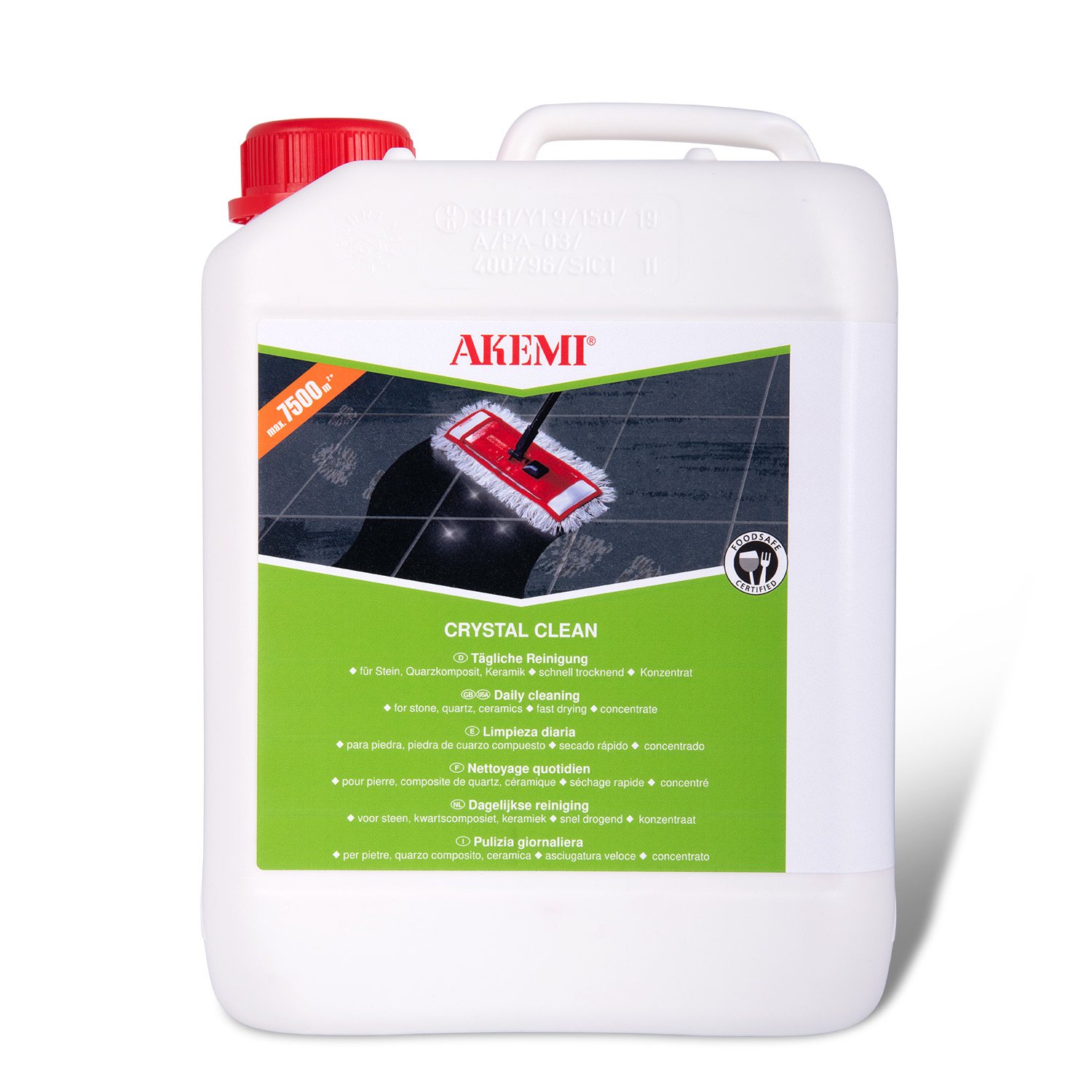 Akemi Crystal Clean Płyn Do Mycia Marmuru Granitu Koncentrat 5L