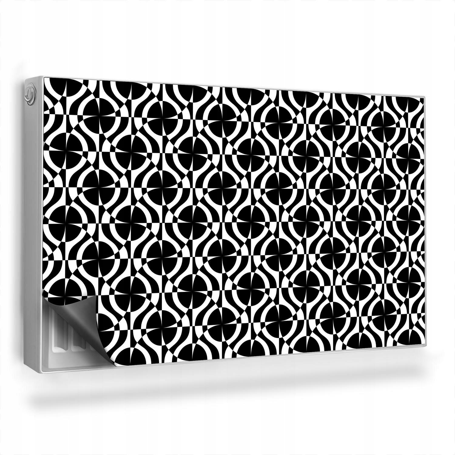 Magnetická podložka s potiskem Geometrický nepravidelný vzor kruhu 100x60