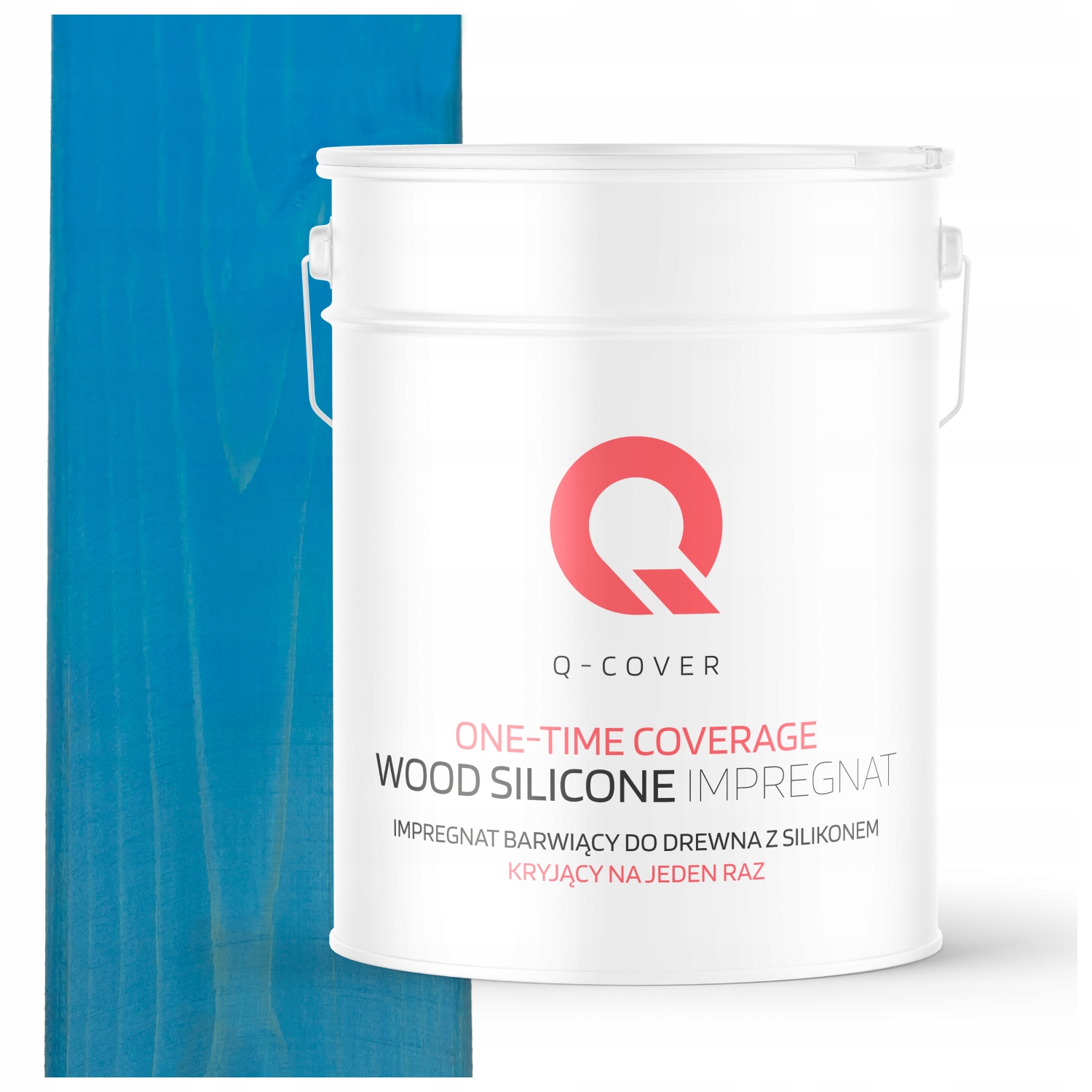 Impregnácia Na Drevo Kryjúca Na Jedenkrát Extra Farba Uv Modrá 10 L