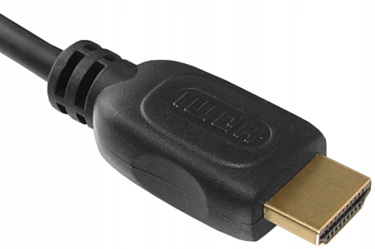 KABEL PRZEWÓD HDMI - HDMI 1,5M POZŁACANY MOCNY Złącza HDMI - HDMI