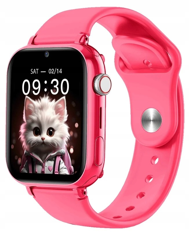 Smartwatch Maxcom FW59 Kiddo 4G Różowy Dla dziecka Dla dziewczynki Sos