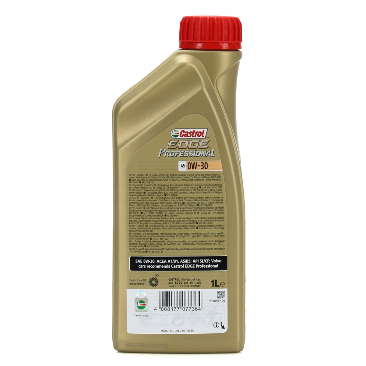 Syntetyczny Olej Castrol Edge Professional 0W30 Volvo A5 1L