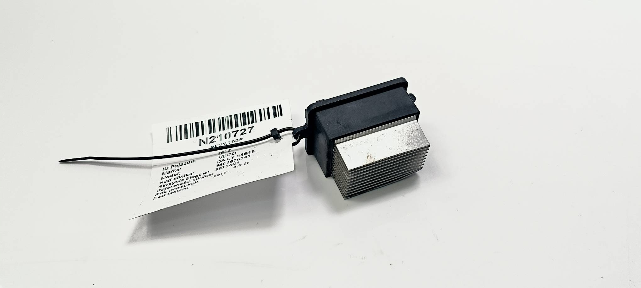 resistor, rheostat, regulator heater fan resistor A43002000 IVECO DAILY 35S18