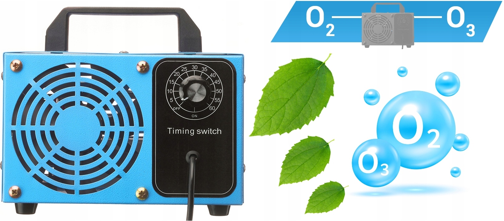 GENERATOR OZONU OZONATOR OCZYSZCZACZ CZASOMIERZ Marka Majster Polska