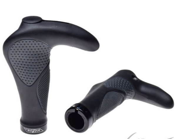 Chwyt Kierownicy Velo Rowerowy Czarno/szary Rogi AWR2237 84410